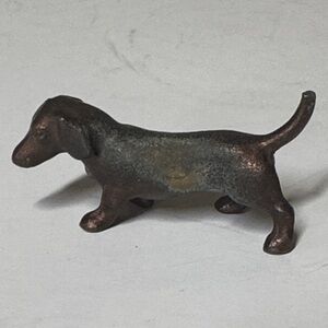 Bronze Dog Figurine 2.25” long
